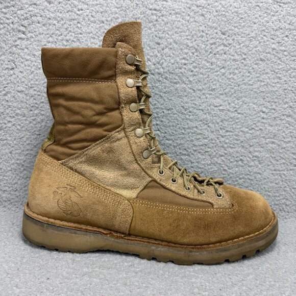 Danner Boots Mens 12 Shoes Brown Marine Hot Military Suede Combat USMC USA Made - Picture 3 of 12